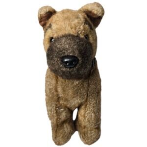 Ty Sheriff German Shepherd Plush Dog 12" Classic Stuffed Animal Retired 2000